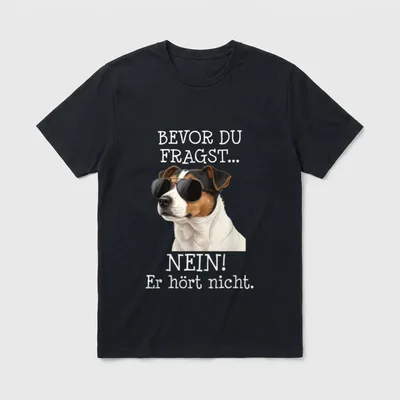 Bevor Du Fragst Jack T-Shirt – Klassisches T-Shirt in Schwarz