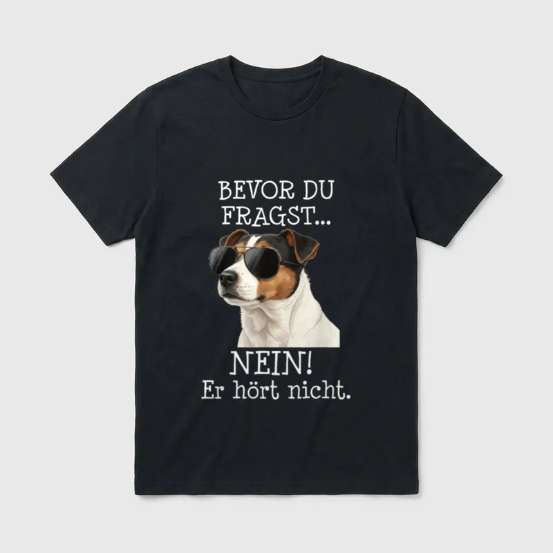 Bevor Du Fragst Jack T-Shirt – Klassisches T-Shirt in Schwarz