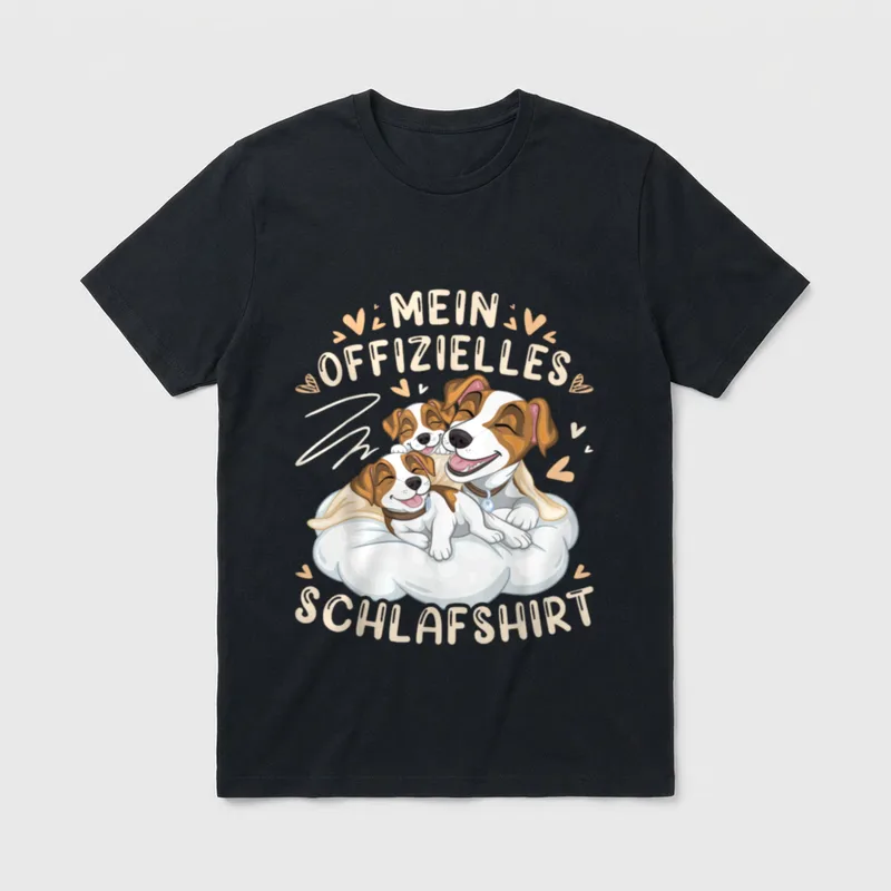Mein Offizielles Schlafshirt Jack T-Shirt – Klassisches T-Shirt in Schwarz