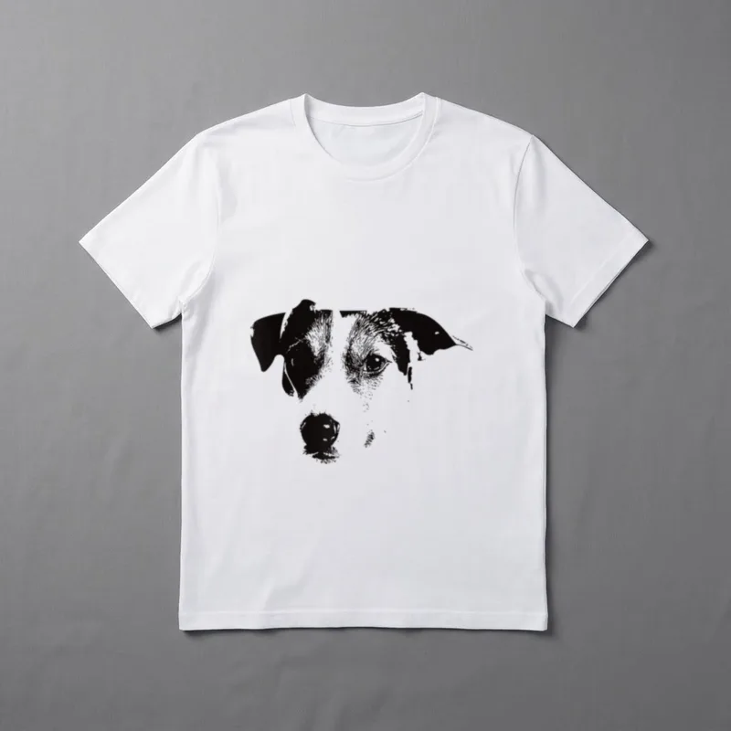 Jack Russell Terrier T-Shirt 0035 – Klassisches T-Shirt in Schwarz