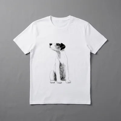 Parson Russell Terrier Jack Russell Terrier T-Shirt – Klassisches T-Shirt in Schwarz