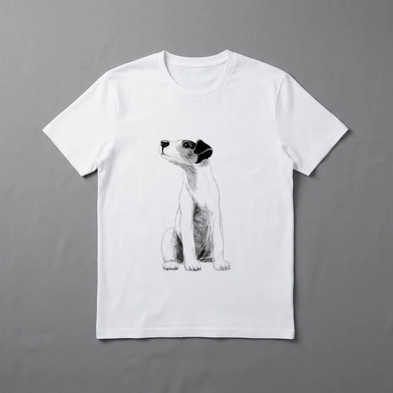 Parson Russell Terrier Jack Russell Terrier T-Shirt – Klassisches T-Shirt in Schwarz