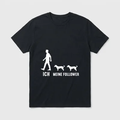 Ich Meine Follower Jack T-Shirt – Klassisches T-Shirt in Schwarz
