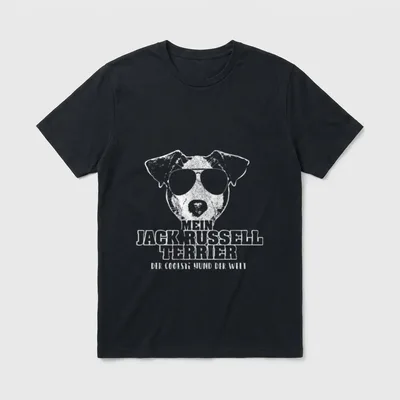 Mein Jack Russell Terrier T-Shirt 0044 – Klassisches T-Shirt in Schwarz