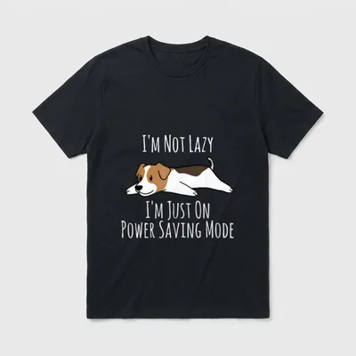 Jack Russell Terrier I'm T-Shirt – Klassisches T-Shirt in Schwarz