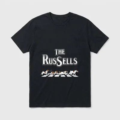 Der Jack Russel Funny T-Shirt – Klassisches T-Shirt in Schwarz