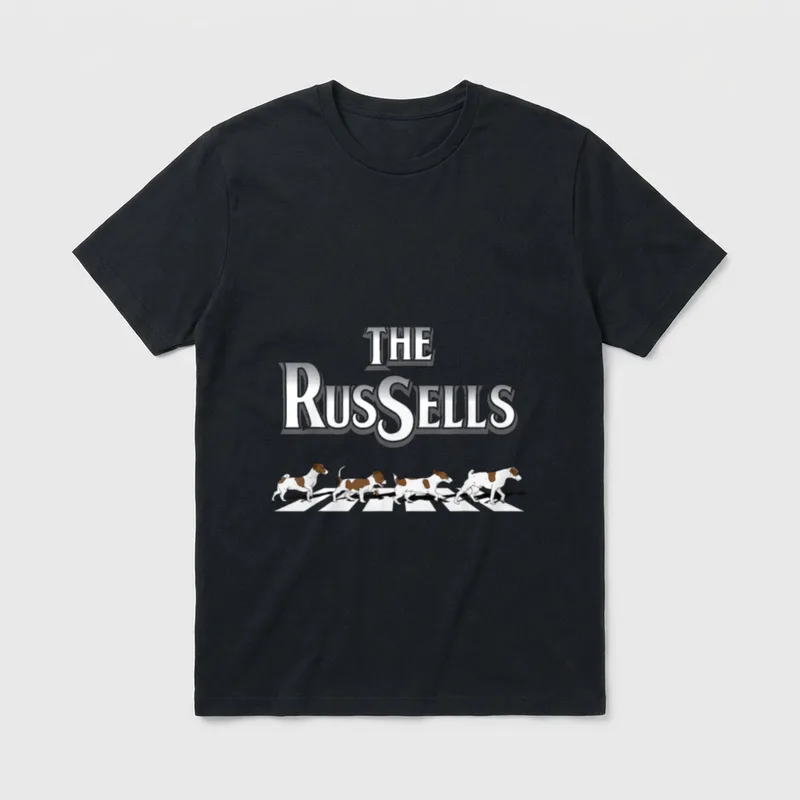 Der Jack Russel Funny T-Shirt – Klassisches T-Shirt in Schwarz