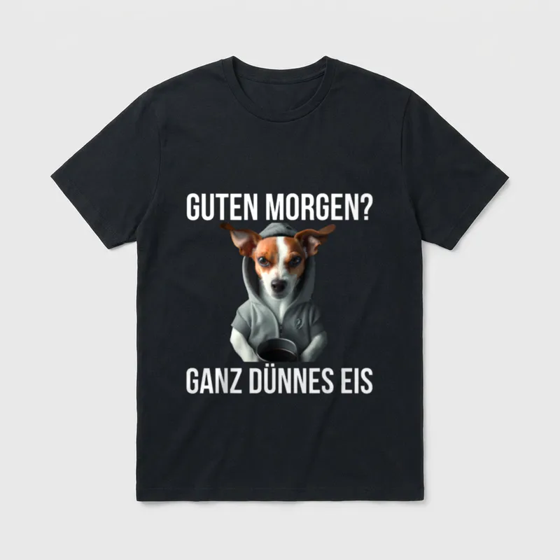 Jack Russell Terrier Guten T-Shirt – Klassisches T-Shirt in Schwarz