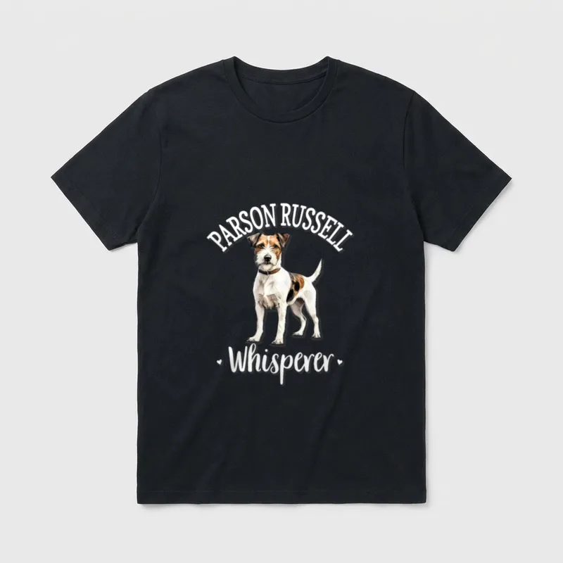 Cute Funny Whisperer Parson T-Shirt – Klassisches T-Shirt in Schwarz