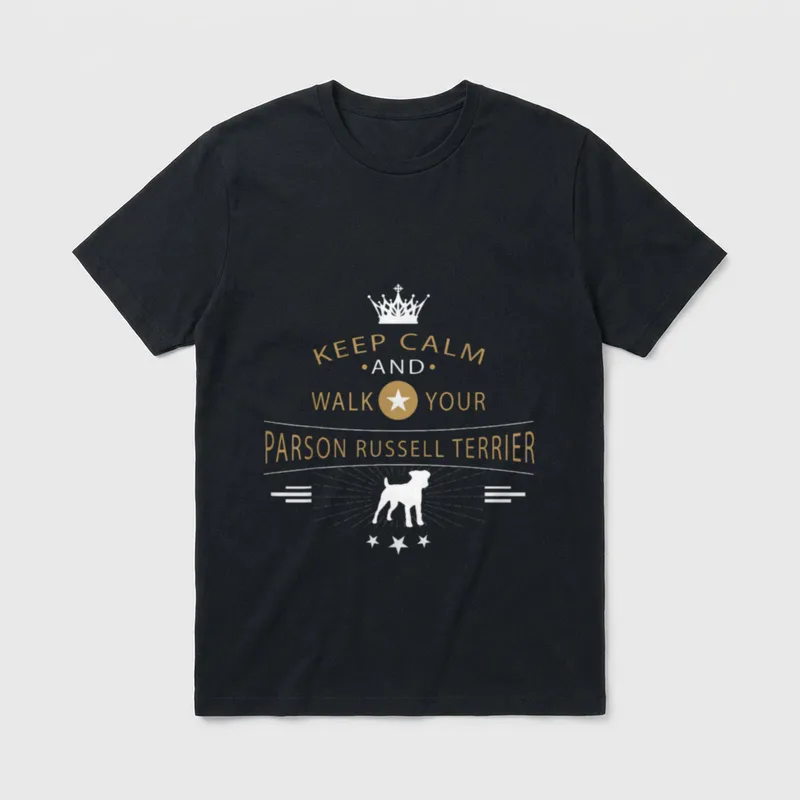 Parson Russell Terrier Hunderasse T-Shirt – Klassisches T-Shirt in Schwarz