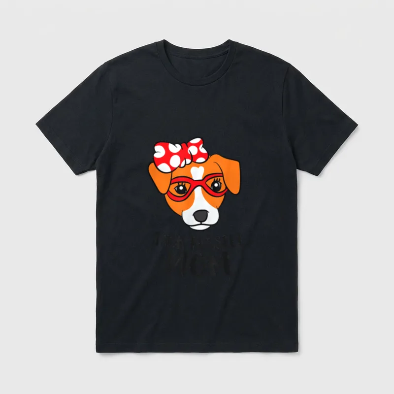 Jack Russel Terrier Mutter T-Shirt – Klassisches T-Shirt in Schwarz