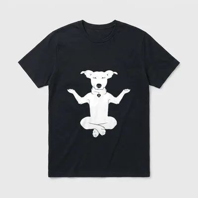 Jack Russell Terrier Doing T-Shirt – Klassisches T-Shirt in Schwarz
