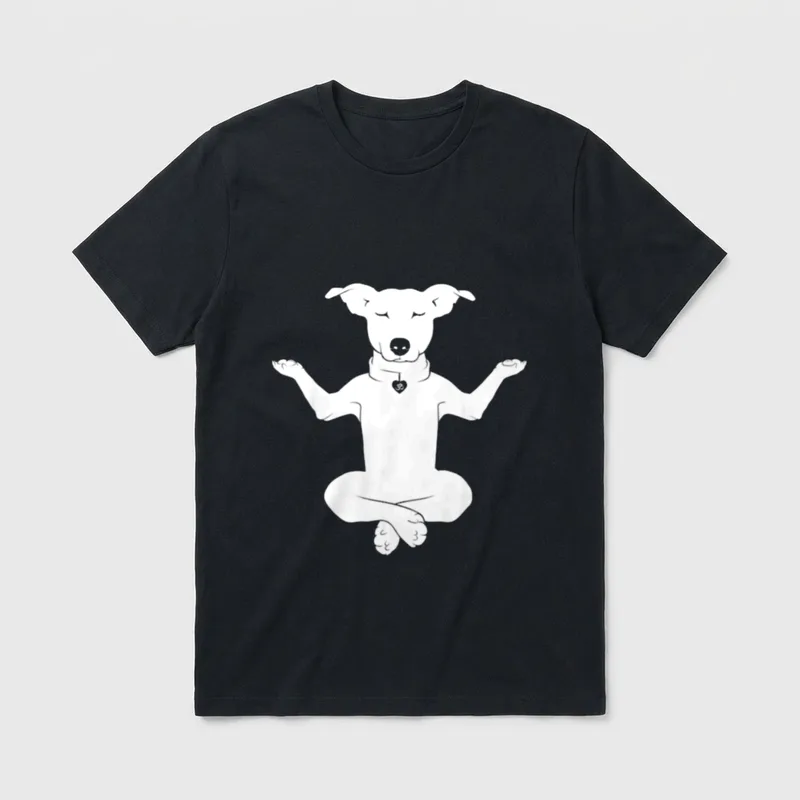 Jack Russell Terrier Doing T-Shirt – Klassisches T-Shirt in Schwarz