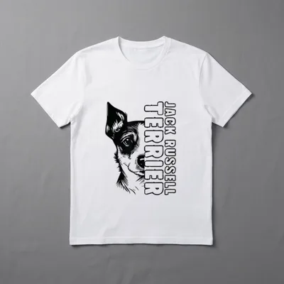 Jack Russell Terrier Hund Herrchen T-Shirt – Klassisches T-Shirt in Schwarz
