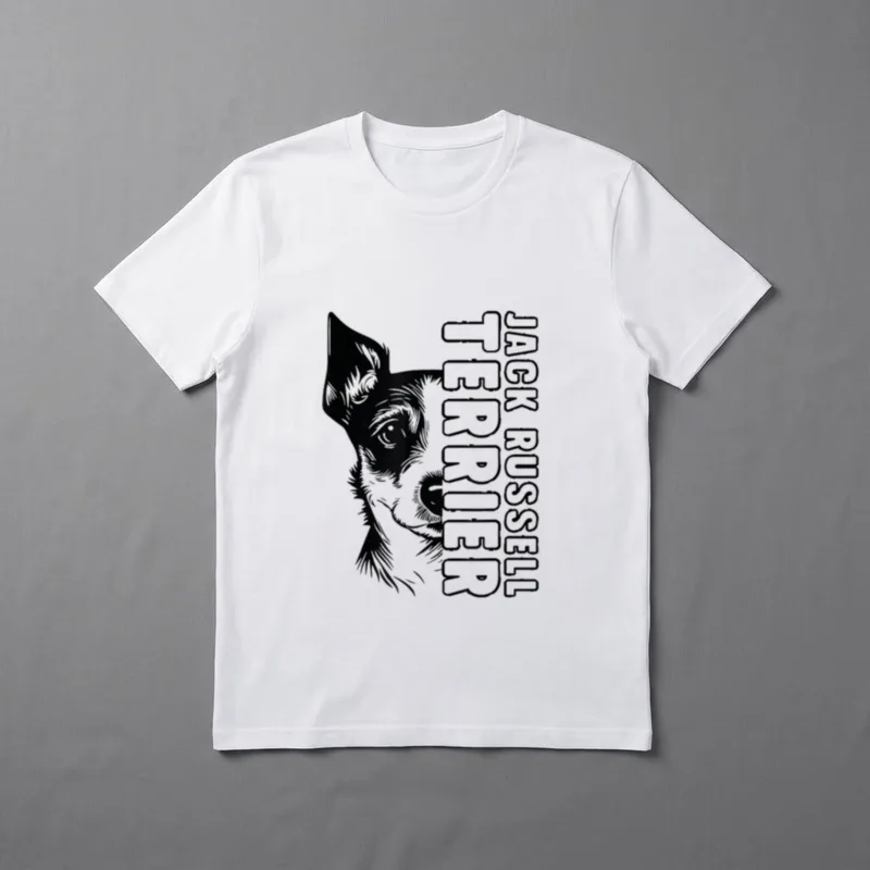 Jack Russell Terrier Hund Herrchen T-Shirt – Klassisches T-Shirt in Schwarz