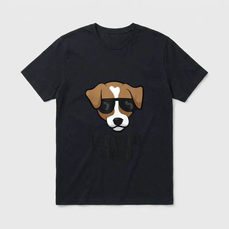 Jack Russel Terrier Hund Ich T-Shirt – Klassisches T-Shirt in Schwarz