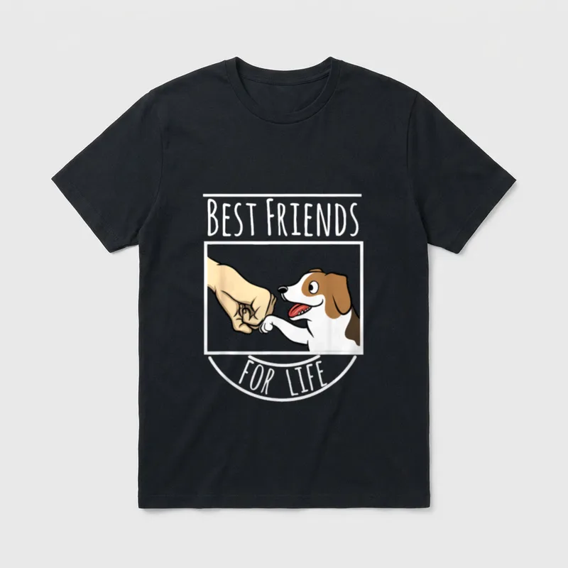 Jack Russell Terrier Best T-Shirt – Klassisches T-Shirt in Schwarz