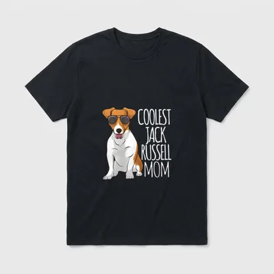 Coolste Jack Russel Mama T-Shirt – Klassisches T-Shirt in Schwarz