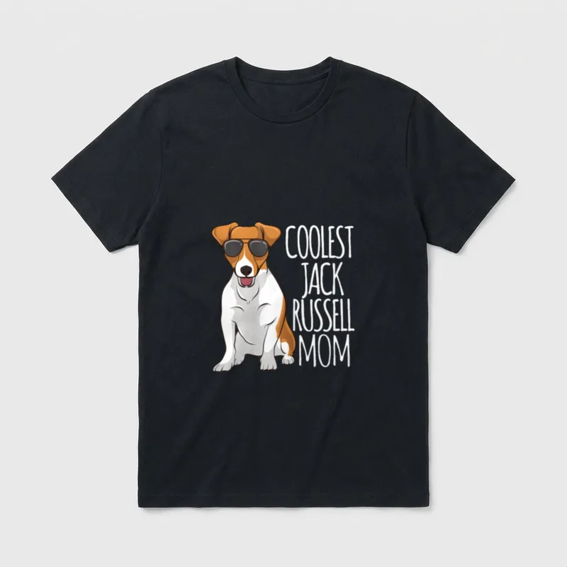 Coolste Jack Russel Mama T-Shirt – Klassisches T-Shirt in Schwarz