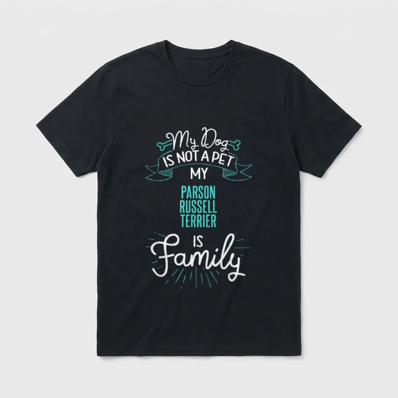 Süßes Parson Russell Terrier T-Shirt – Klassisches T-Shirt in Schwarz