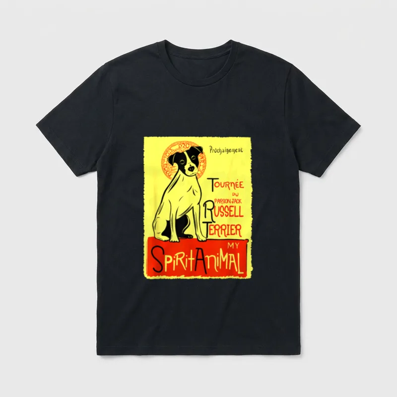 Parson Russell Terrier Hundekunst T-Shirt – Klassisches T-Shirt in Schwarz