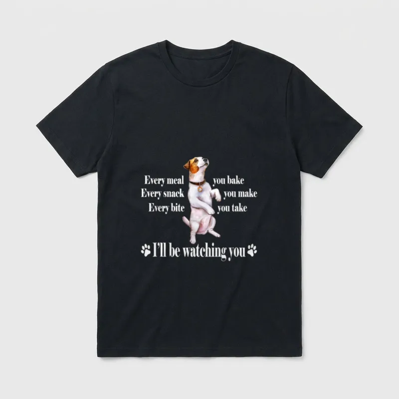 Mens Womens Watching Every T-Shirt – Klassisches T-Shirt in Schwarz