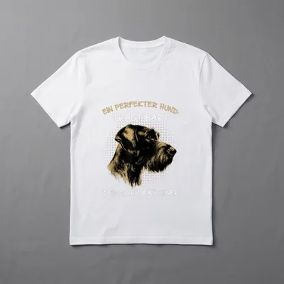 Deutsches Drahthaar der perfekte T-Shirt – Klassisches T-Shirt in Schwarz
