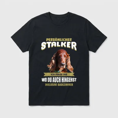Irish Red Setter Irish T-Shirt – Klassisches T-Shirt in Schwarz