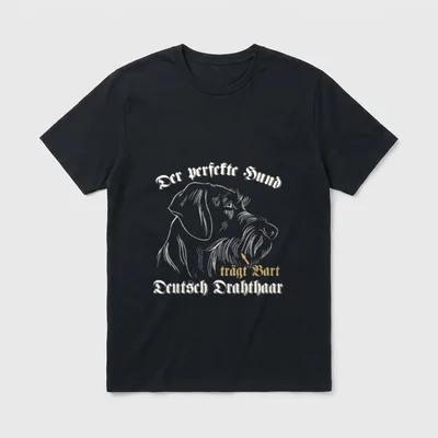 Deutsch Drahthaar Der perfekte Hund T-Shirt – Klassisches T-Shirt in Schwarz