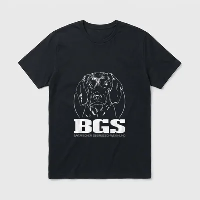Bayerischer Gebirgsschweißhund BGS Hund T-Shirt – Klassisches T-Shirt in Schwarz