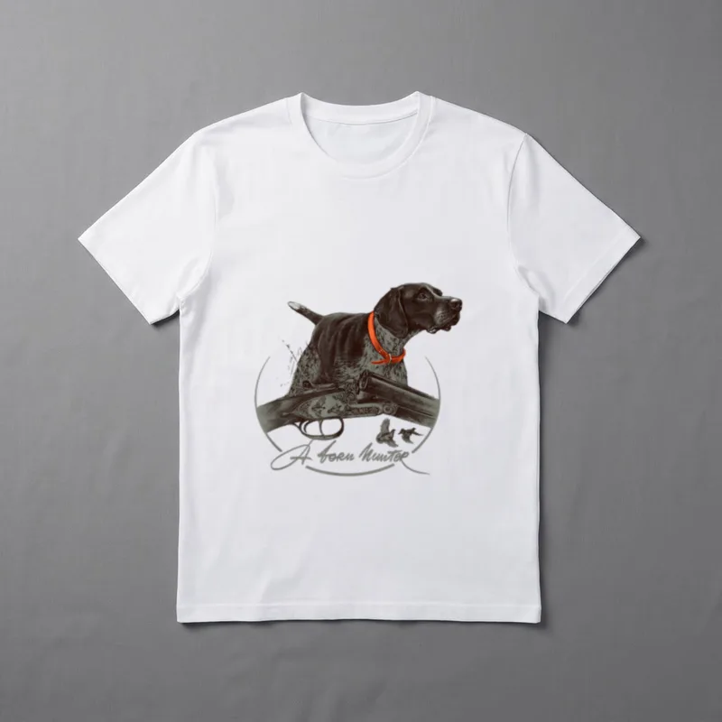 Deutsch Kurzhaar Jagdhund T-Shirt – Klassisches T-Shirt in Schwarz