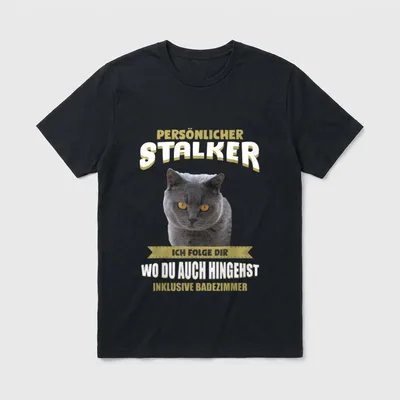 Britisch Kurzhaar Britisch Kurzhaar T-Shirt – Klassisches T-Shirt in Schwarz