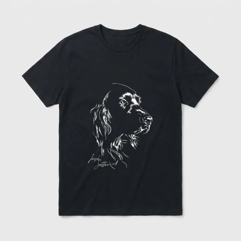 Irish Setter für Hunde T-Shirt – Klassisches T-Shirt in Schwarz