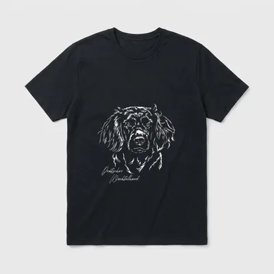 Deutscher Wachtelhund Jagd Jagdhunde T-Shirt – Klassisches T-Shirt in Schwarz
