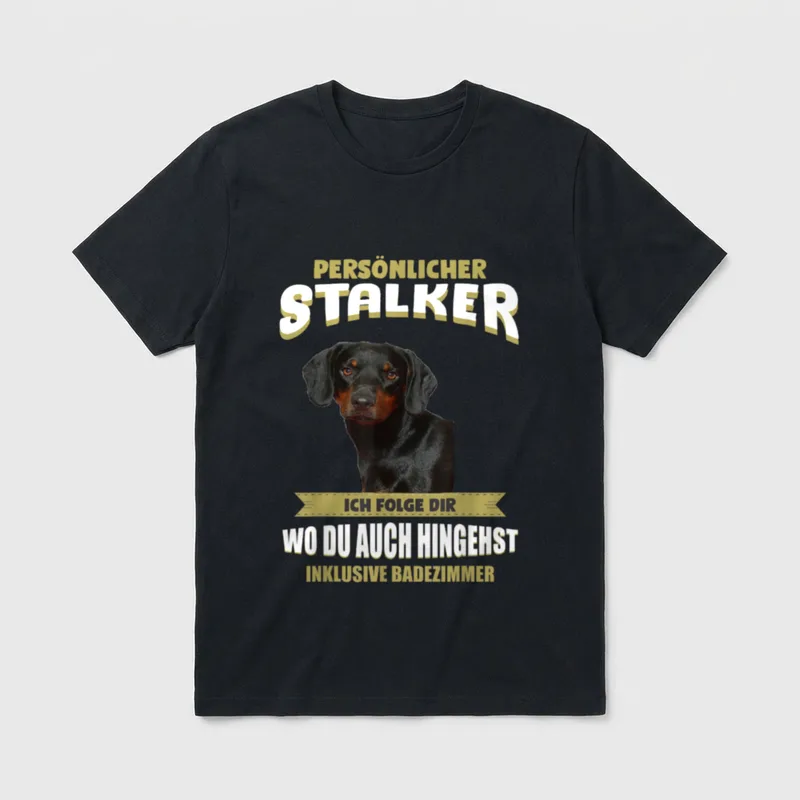 Slovensky Kopov Schwarzwildbracke Hund T-Shirt – Klassisches T-Shirt in Schwarz