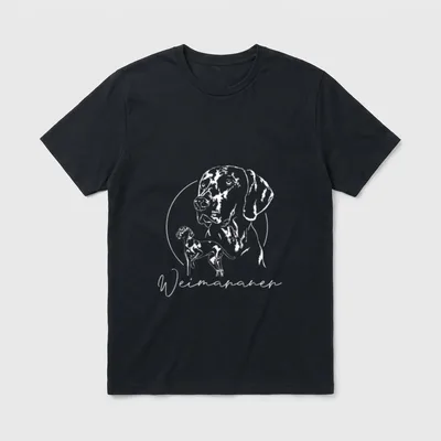 Weimaraner Hund Jagdhunde Jäger T-Shirt – Klassisches T-Shirt in Schwarz