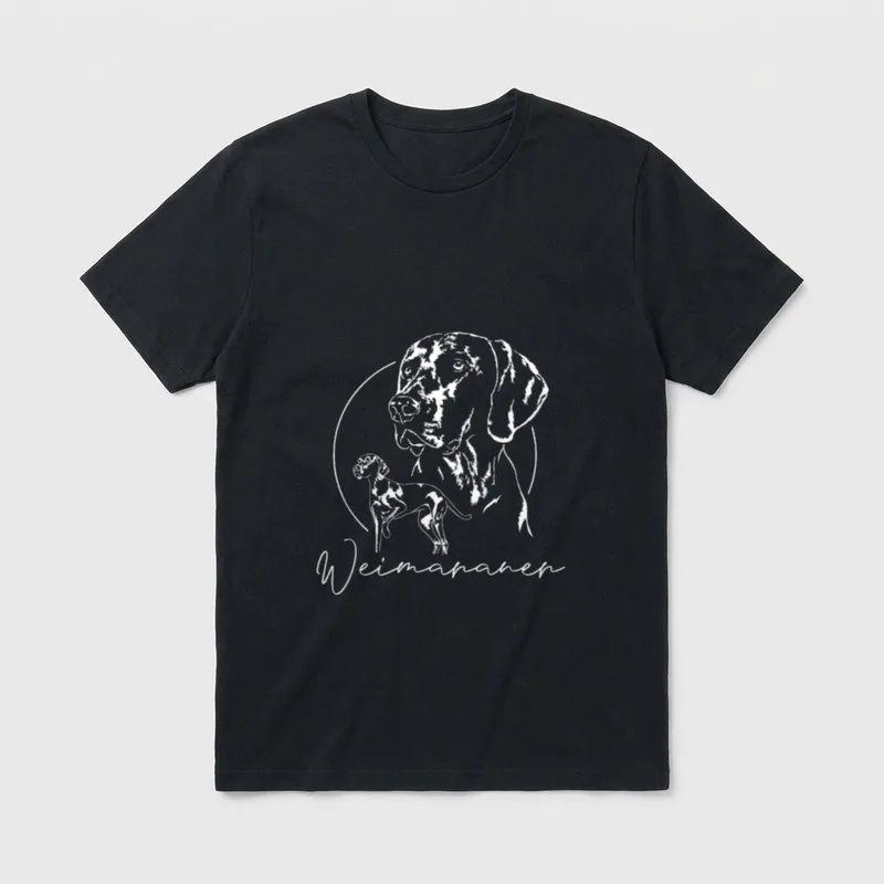 Weimaraner Hund Jagdhunde Jäger T-Shirt – Klassisches T-Shirt in Schwarz