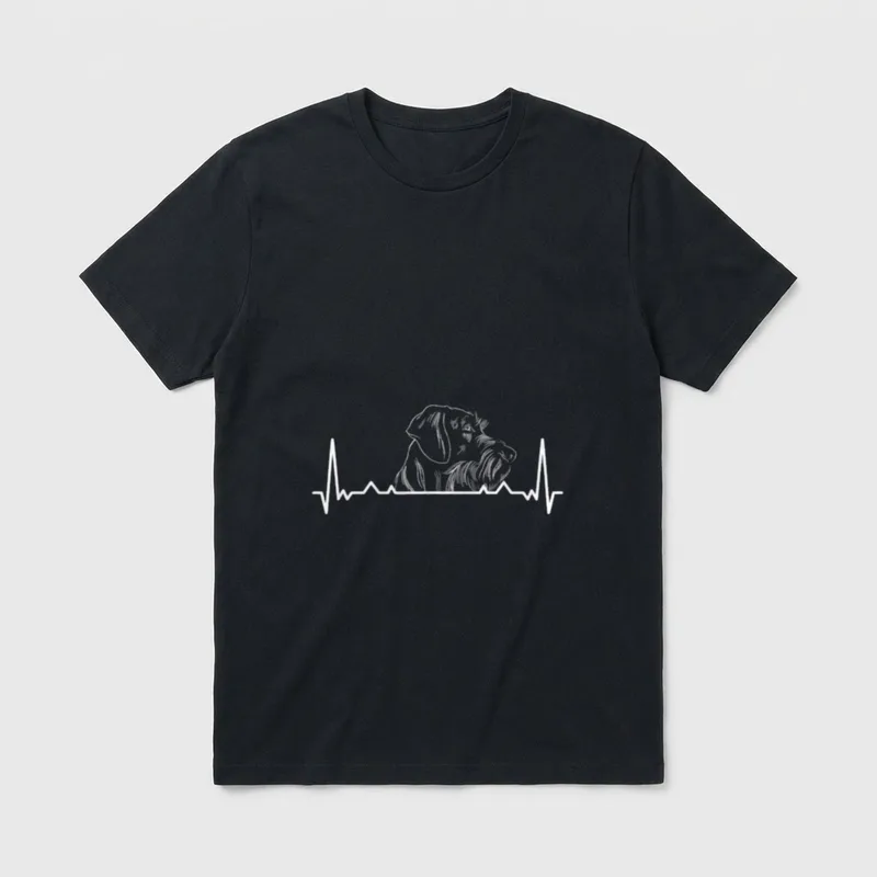 Deutsch Drahthaar Hund German T-Shirt – Klassisches T-Shirt in Schwarz
