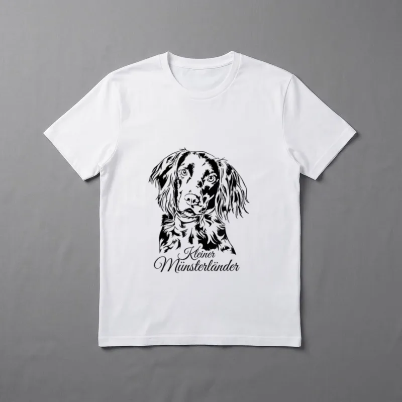 Kleiner Münsterländer Hund Hunde Jagdhunde T-Shirt – Klassisches T-Shirt in Schwarz