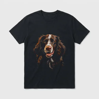 Kleiner Münsterländer T-Shirt – Klassisches T-Shirt in Schwarz