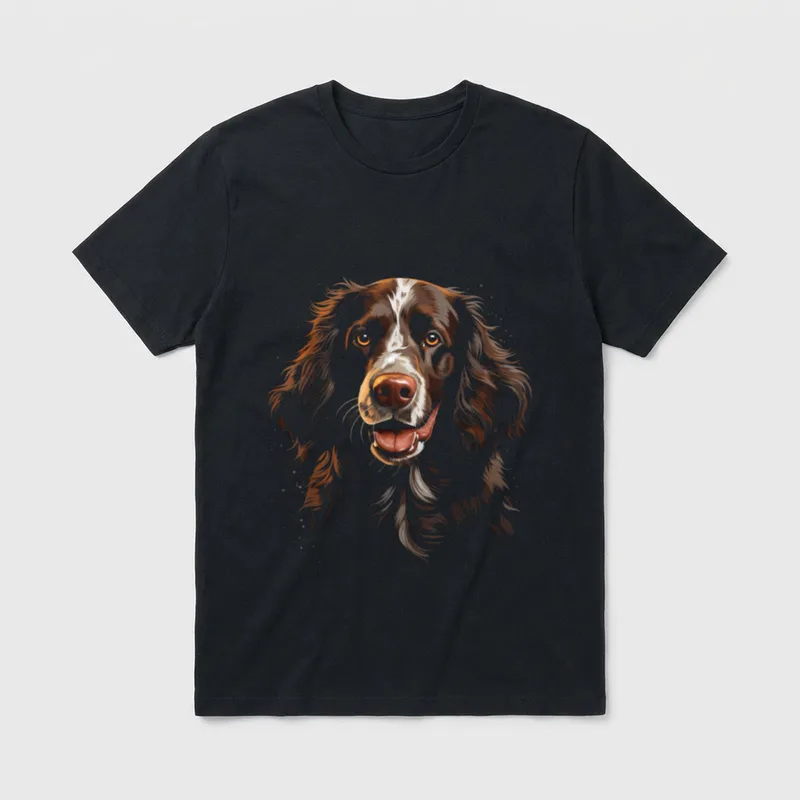 Kleiner Münsterländer T-Shirt – Klassisches T-Shirt in Schwarz