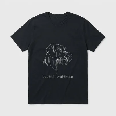 Deutsch DrahthaarJagdhund Hundeführer Jäger T-Shirt – Klassisches T-Shirt in Schwarz