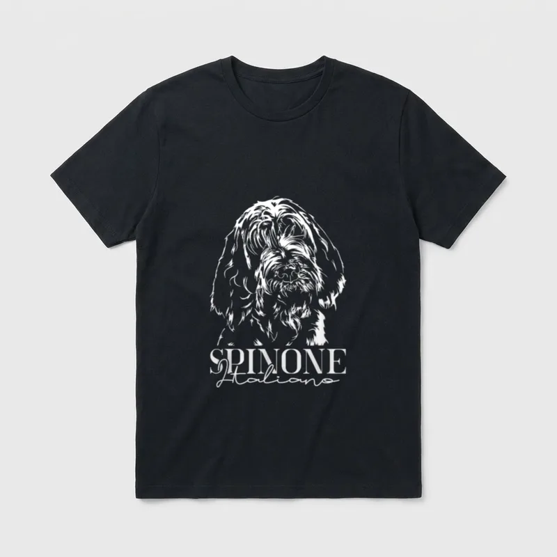 Spinone Italiano Jagdhund Hunde T-Shirt – Klassisches T-Shirt in Schwarz