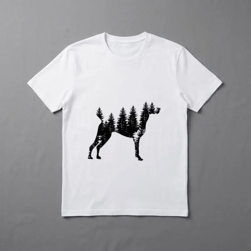Deutsch Kurzhaar Hund Frauchen T-Shirt – Klassisches T-Shirt in Schwarz