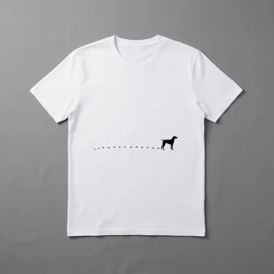 Deutsch Kurzhaar Natur Silhouette T-Shirt – Klassisches T-Shirt in Schwarz
