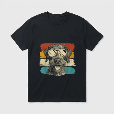 Deutscher Drahthaar Zeiger T-Shirt – Klassisches T-Shirt in Schwarz