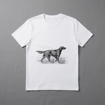 Irish Setter Hund Vintage T-Shirt – Klassisches T-Shirt in Schwarz