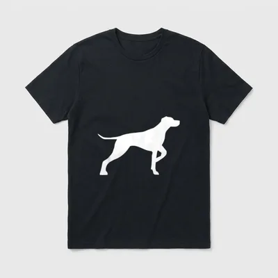 Kurzhaar Jagdhund T-Shirt – Klassisches T-Shirt in Schwarz