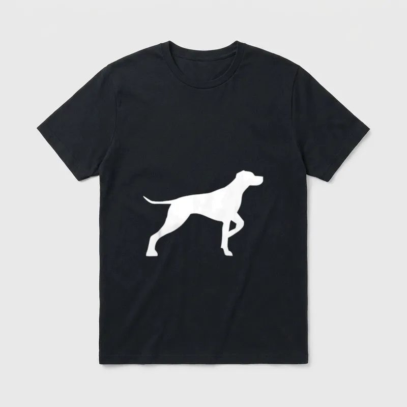 Kurzhaar Jagdhund T-Shirt – Klassisches T-Shirt in Schwarz