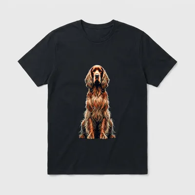 Irish Setter Irish Red Jagdhunde T-Shirt – Klassisches T-Shirt in Schwarz